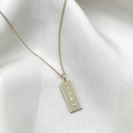 Julie Carl Jewelry Halskæde 3. Yours Truly halskæde, 14 karat guld