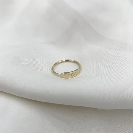 Julie Carl Jewelry Ring Yours Truly ring, 14 karat guld