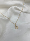 Bogstav vedhæng i guld - D - Julie Carl Jewelry