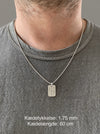 Julie Carl Jewelry Halskæde Dogtag halskæde, sølv
