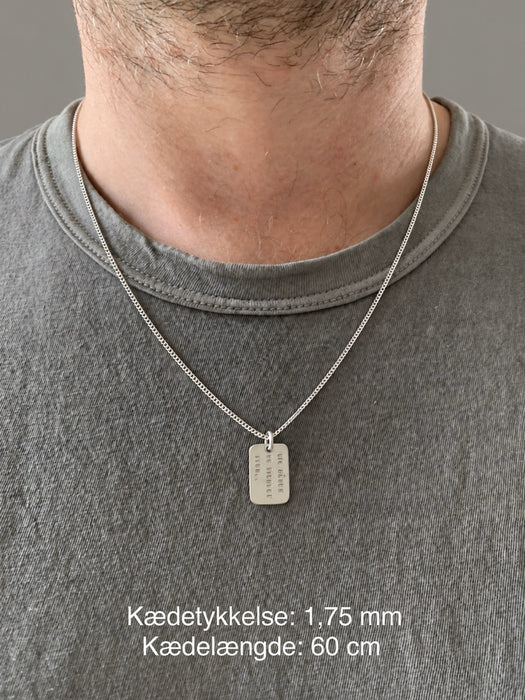 Julie Carl Jewelry Halskæde Dogtag halskæde, sølv