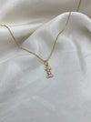 Bogstav vedhæng i guld - I - Julie Carl Jewelry