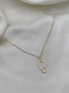 Julie Carl Jewelry, Soul Letter halskæde med brillant