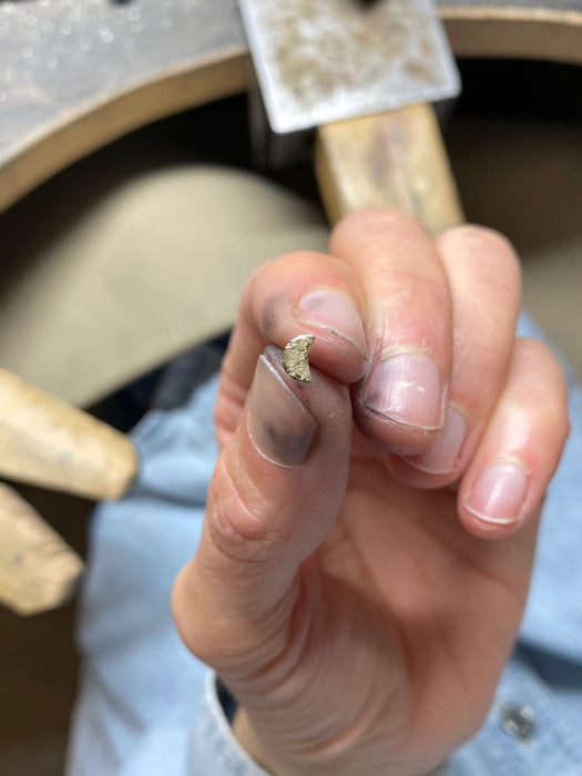 Julie Carl Jewelry Øreringe La Luna ørestik, 14 karat guld (1 stk)