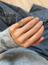 signet ring guld med monogram - Julie Carl Jewelry