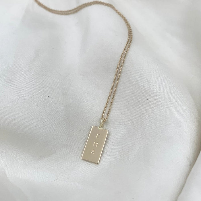 Julie Carl Jewelry Halskæde 2. Yours Truly halskæde, 14 karat guld