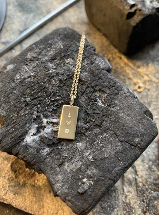 Julie Carl Jewelry Halskæde 2. Yours Truly halskæde, 14 karat guld