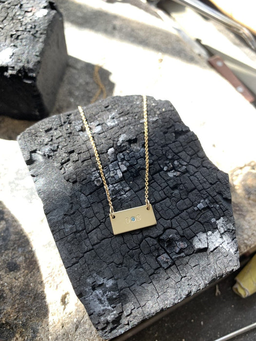 Julie Carl Jewelry Halskæde 2. Yours Truly halskæde, 14 karat guld