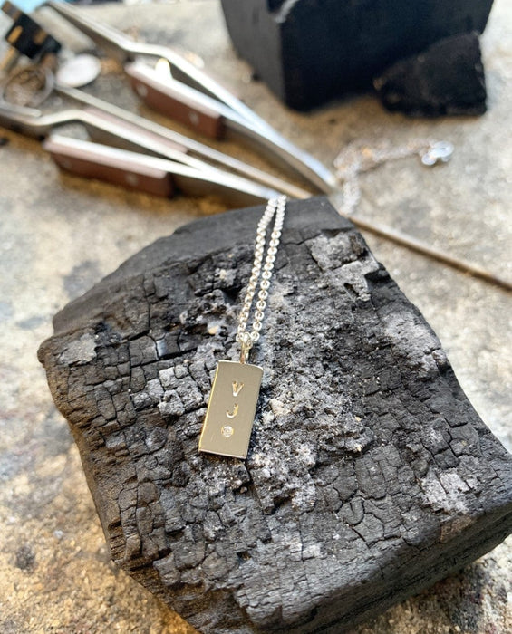 Julie Carl Jewelry Halskæde 2. Yours Truly halskæde, 14 karat guld