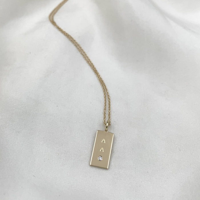 Julie Carl Jewelry Halskæde 2. Yours Truly halskæde, 14 karat guld