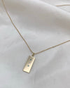 Julie Carl Jewelry Halskæde 3. Yours Truly halskæde, 14 karat guld