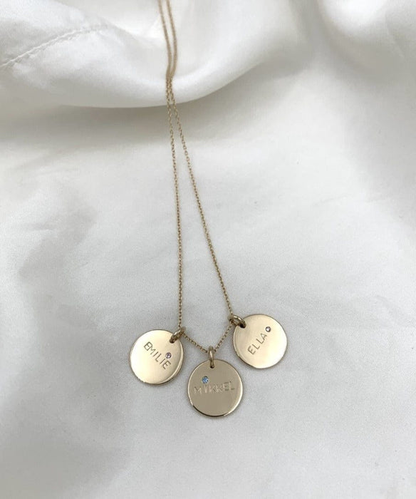 Julie Carl Jewelry Halskæde 4. Yours Truly halskæde, 14 karat guld