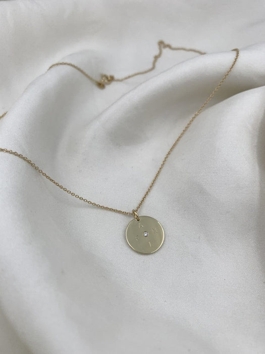 Julie Carl Jewelry Halskæde 4. Yours Truly halskæde, 14 karat guld
