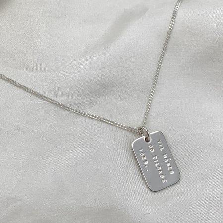 Julie Carl Jewelry Halskæde Dogtag halskæde, sølv