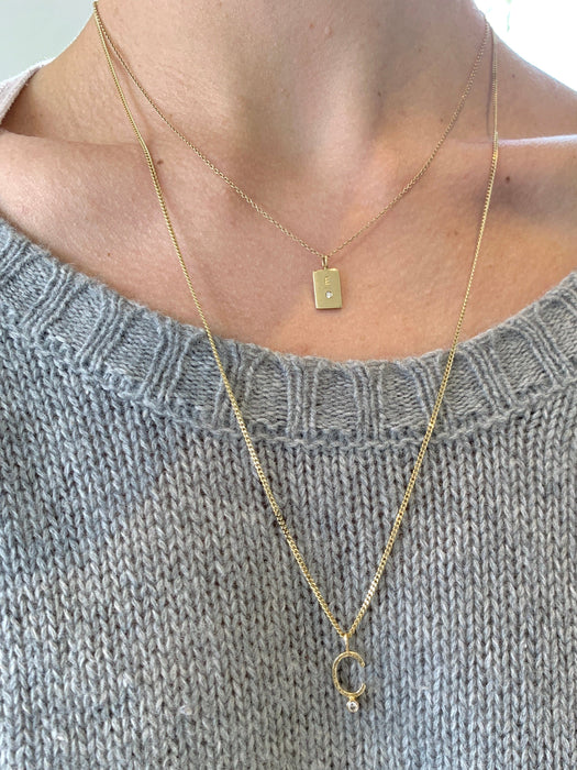 Julie Carl Jewelry Halskæde Panserkæde uden vedhæng, 14 karat guld