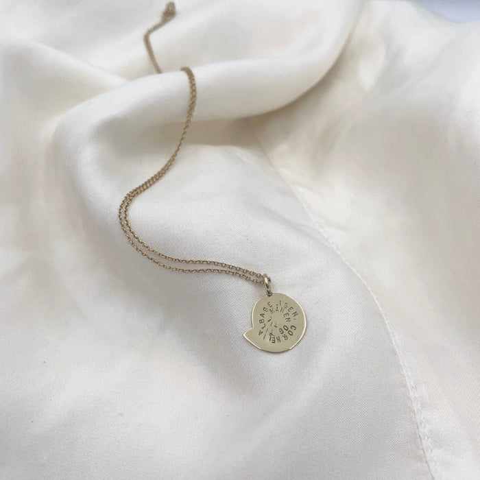 Julie Carl Jewelry Halskæde Seashell halskæde, 14 karat guld
