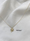 Julie Carl Jewelry Halskæde Abhaya vedhæng / Ingen kæde / 1 x 0.015 ct (TW/VVS) Serendipity halskæde, 14 karat guld