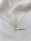 Julie Carl Jewelry Halskæde Kshama vedhæng / Ingen kæde / 1 x 0.015 ct (TW/VVS) Serendipity halskæde, 14 karat guld