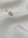 Julie Carl Jewelry Halskæde B Serendipity ørestik, 14 karat guld