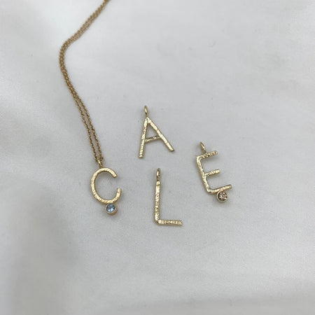 Julie Carl Jewelry Halskæde Soul Letter halskæde, 14 karat guld