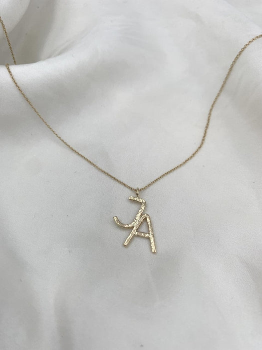 Julie Carl Jewelry Halskæde Soul Letter halskæde, 14 karat guld