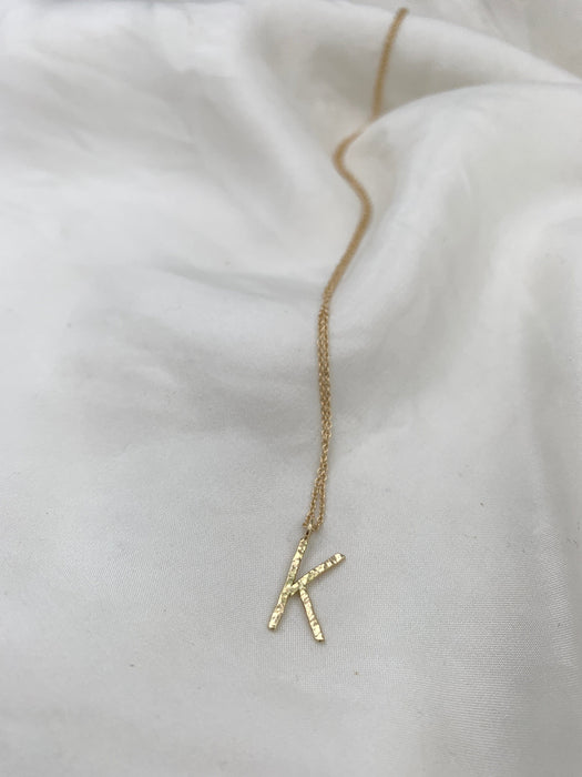 Julie Carl Jewelry Halskæde Soul Letter halskæde, 14 karat guld