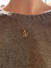 Julie Carl Jewelry Halskæde Soul Letter halskæde, 14 karat guld