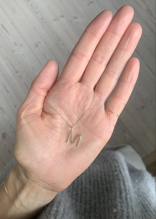 Julie Carl Jewelry Halskæde Soul Letter halskæde, 14 karat guld