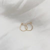 Julie Carl Jewelry Øreringe Mandala hoop, 14 karat guld (1 stk)