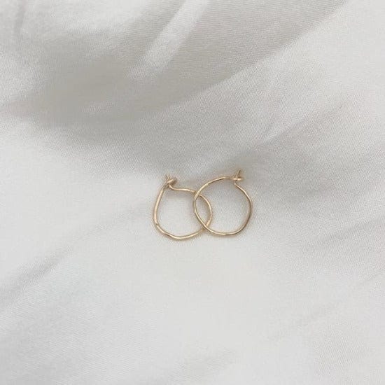 Julie Carl Jewelry Øreringe Mandala hoop, 14 karat guld (1 stk)