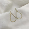 Julie Carl Jewelry Øreringe Sacred Drop ørestik, 14 karat guld (1 stk)