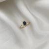 Julie Carl Jewelry Ring Beetle ring, blå safir