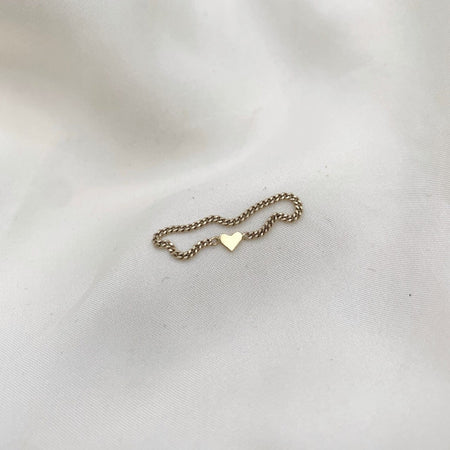 Julie Carl Jewelry Ring Hridaya kædering, 14 karat guld