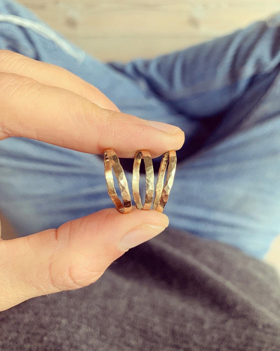 Julie Carl Jewelry Ring Kanti ring, 14 karat guld