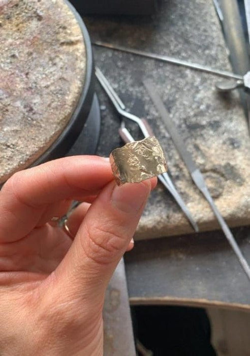 Julie Carl Jewelry Ring Moonscape ring, 14 karat guld