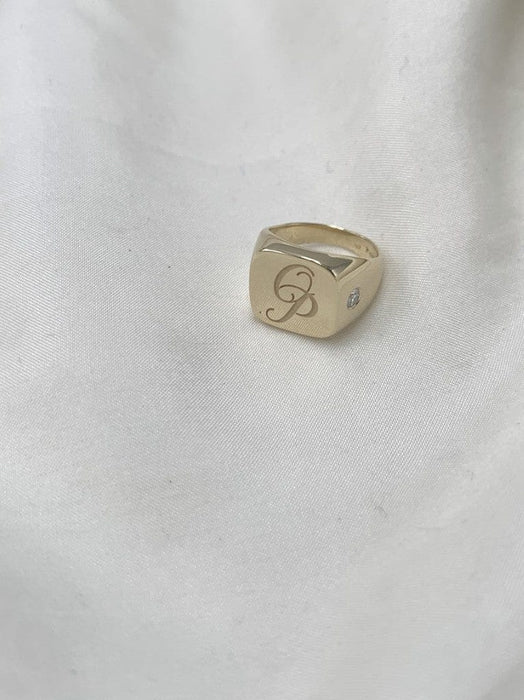 Julie Carl Jewelry Ring Signet ring, 14 karat guld