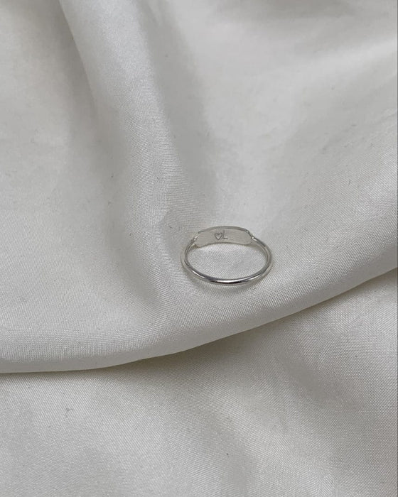 Julie Carl Jewelry Ring Yours Truly ring, sølv