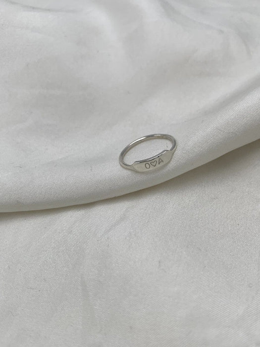 Julie Carl Jewelry Ring Yours Truly ring, sølv